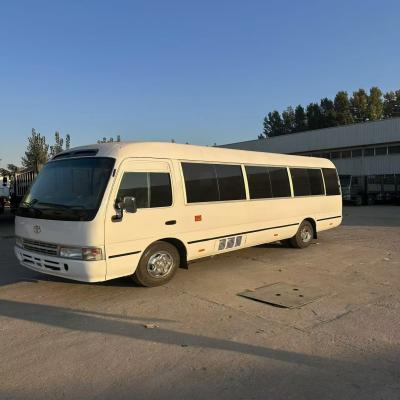 China Used Diesel Fuel Toyota Coaster Bus City Shuttle 21 Passenger for sale