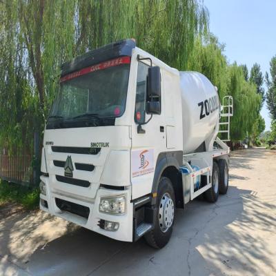 China HOWO 371 Used Concrete Trucks 8x4 Cement Mixer for sale