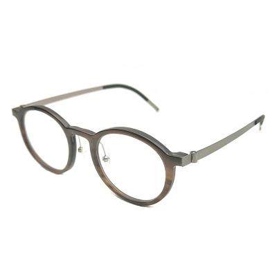 China 2022 new design optical horn vintage glass buffalo horn italy style custom glasses frames myopic eye for sale