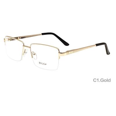 China For Reading Glass Stainless Steel Metal Optical Frames Brand Glasses The Latest Of Men's Half Frame for sale