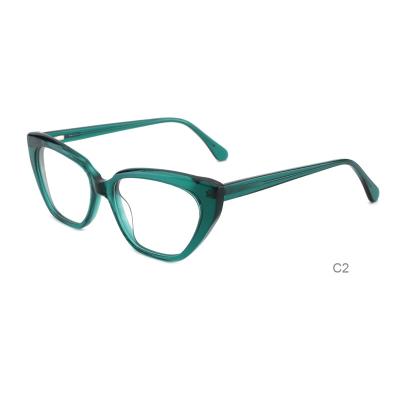 China Myopic glasses fashion large oversized prescription eyeglasses acetate glasses for sale