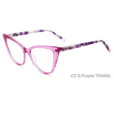 China New Model Fashion Eyewear Glasses Frame Myopic Frame Optical Frames Stock Acetate Frames Optical for sale