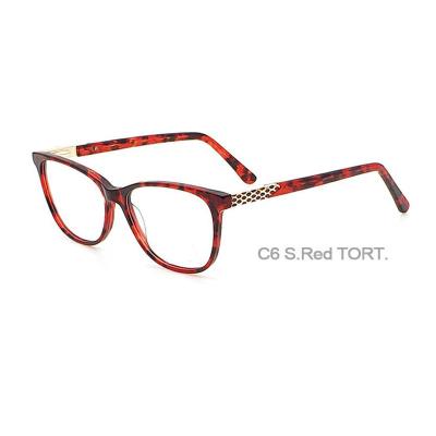 China New Model Fashion Eyewear Glasses Frame Myopic Frame Optical Frames Stock Acetate Frames Optical Eyewear Glasses for sale