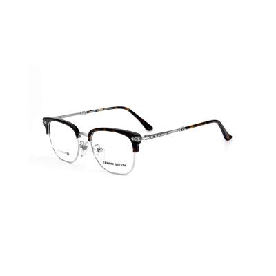 China New Frame Eco - Friendly Eyeglasses Myopic Frame Design Optical Glass Titanium Frames for sale