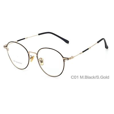 China New style myopic frames metal glass eye frames yasee fashion optical glasses sight common optical sights for sale