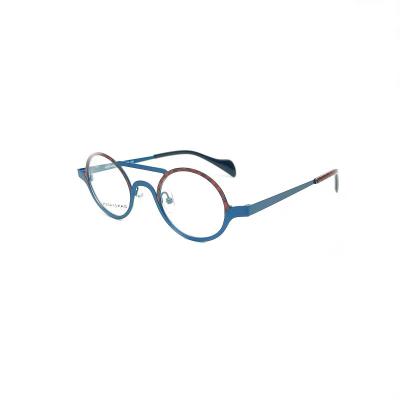 China Italy Design Optical Glass Metal Glass Eyewear Frame Ready Stock for sale