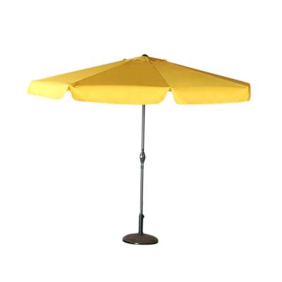 China Wholesale Singapore Outdoor Indian Yellow Round Shade Vintage Patio Umbrella China Sun Garden Vintage Aluminum Patio Umbrella for sale