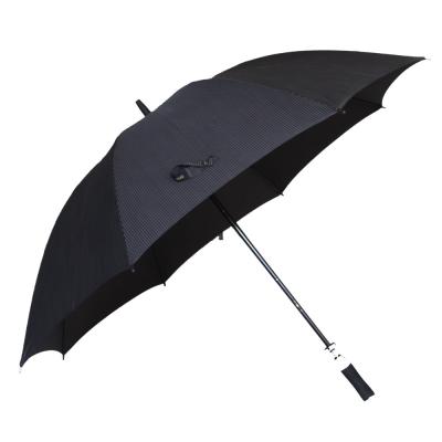 China Wholesale Black Golf Umbrellas China Totes Automatic Open Wind Shaft Heavy Duty Golf Umbrella Long For Men for sale