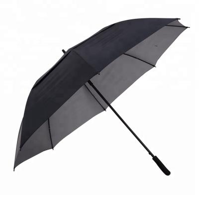 China Custom logo straight use pop up awning pop up MOBILE rain windproof double vented golf umbrella for sale for sale