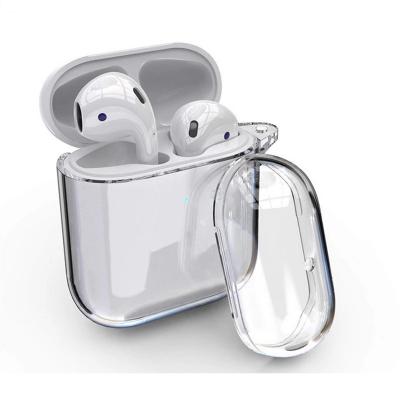 China For Crystal Cute Earphone Case For Apple AirPods Clear Silicone Cover Device Earphone For Airpods Accessories Charging Box for sale