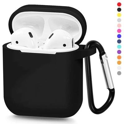 China For Earphone Soft Silicone Cover For Airpods 3/2/1 With Key Chain Protective Case For Airpods Pro Earphone Accessories Skin Fundas for sale