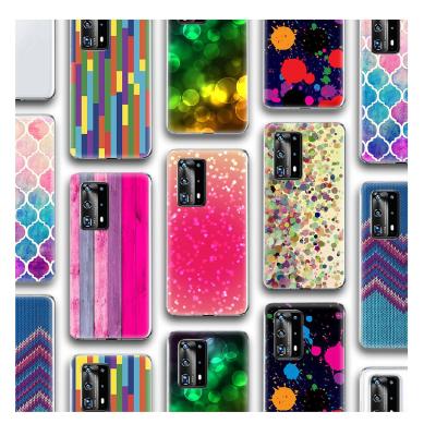 China Cute Silicone Clear TPU Case Colorful UV Printing Cover For Huawei Mate 10 P40 P30 nova 8X 8C 8 20 Honor 9 10 20 Lite 7A Pro For All Huawei Phone for sale