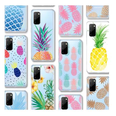 China Fruit Pineapple TPU Case For Samsung S20 Plus UV Printing Silicone Cover For Note20 Ultra A21S A11 A21 A31 A41 A01 Core A30 For All Sumsung Phone for sale