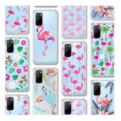 China Flamingo Pattern TPU Case For Samsung S20 Plus UV Printing Silicone Cover For Note20 Ultra A21S A11 A21 A31 A41 A01 Core A30 For All Sumsung Phone for sale