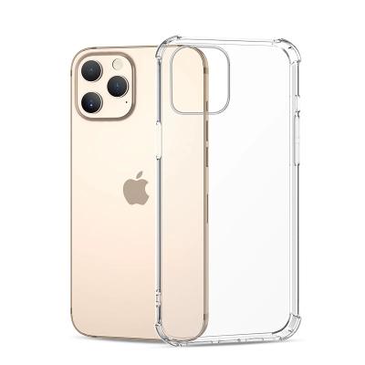 China Luxury Anti-drop Silicone Shockproof Case For iPhone 11 12 13 Mini Pro Xs Max Airbag Clear Soft Cover For iPhone 6/7/8 SE 2020 Air Cushion for sale