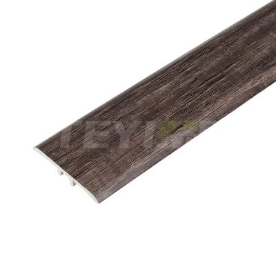 China Waterproof PVC Interior Decoration Profile T Molding For SPC Flooring for sale