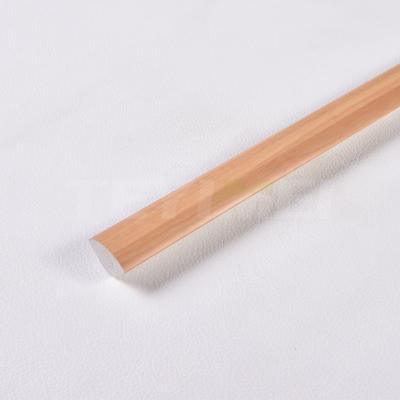 China 19mm Gap Window Door PVC Waterproof Quadrant Trim Plastic Skirting Board for sale