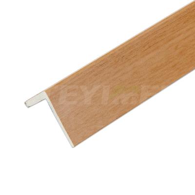 China Waterproof 2.4 M Length Oak Decorative PVC Corner Bead For For Use On External Or Internal Corners for sale