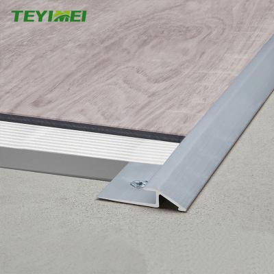 China Waterproof Custom Edge Reducer Trim Aluminum Flooring Carpet Transition Strips for sale