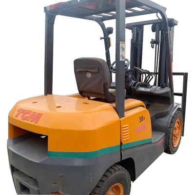 China Low price Second-hand 3 T Diesel Forklift TCM 2T 3T 4T 5T 7T 8T 10T Forklift in good condition for Sale for sale