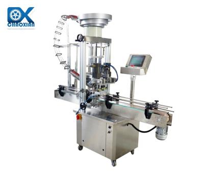 China Auto Lid Bottles Screw Capping Machines Video For Jar Capping Machine Plastic PET Plastic Glass Jar Bottle for sale