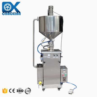 China Small Scale Candle Wax Plastic Semi Automatic Filling Machine PET Essential Oil Bottle Filling Machine for sale