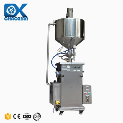 China Guangzhou Semi Automatic Hot 10 Ml 0.5Ml Liquid Hand Cream Filling Machine Filler Line for sale