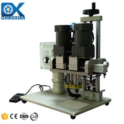 China Bottle Jar Trigger Top Grade Pickle Bottle Manual Capping Machine Cap Twist Off Pneumatic Capping Machine for sale