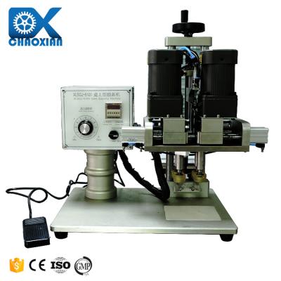 China CE Certificated Factory Direct Semi Automatic Ropp Wine Plastic Bottle Screw Cap Machine for sale