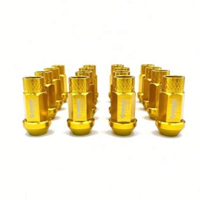 China Wholesale High Quality Sunsoul Aluminum Alloy 6061 Or 7075 Aluminum Alloy Wheel Lug Nut Wheel Lug Colorful Anodizing Nut for sale