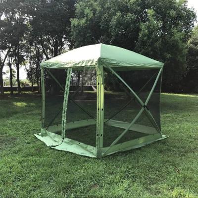 China UV Protection//Stocked Waterproof Wholesale Double Layer 3-4 Person Pop Up Outdoor Waterproof Camping Tent Pergola Hunting Tent for sale