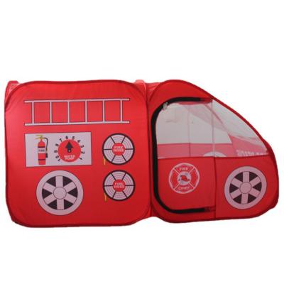 China Wholesale Breathable Foldable Outdoor Play Tent Car Shape Child Indoor Fire Truck Toy Tent For Kids for sale