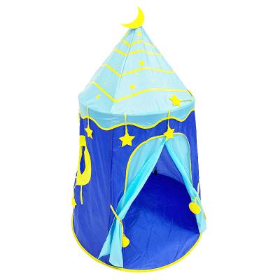 China Toy New Children's Prince Princess Soft Stars Room Tent Child's Castle Play Tent Indoor Room For Children for sale