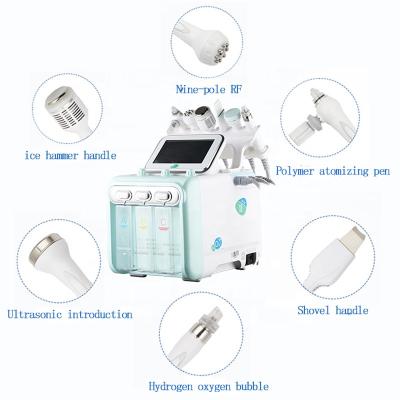 China Anti-puffiness H2O2 Factory Price Hydrogen Oxygen Therapy Bubble Small Home Facial Beauty Machine For Sale for sale