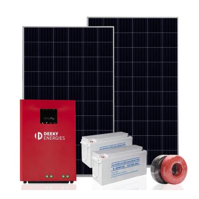 China Home Widely Used Superior Quality 3000W Hybrid Portable Solar Home System for sale