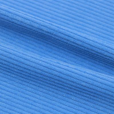 China Stretch 2022 New Textile Shaoxing 100% Polyester Soft Corduroy Knit Fabric For Sweaters for sale