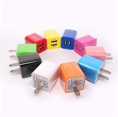 China For Mobile Phone 5V 2A 2 Ports USB Travel Adapter Fast Charging USB Wall Charger For Smart Phone for sale