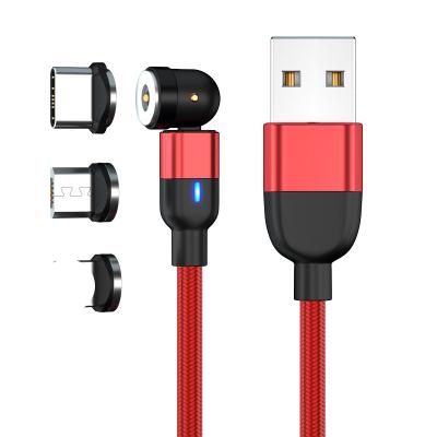 China 1M/2M usb cable for iphone charger 3 in 1 Magnetic USB Fast Charging Micro USB Type C Magnet Rope Mobile Phone Charger for iPhone 12 8 Huawei Xiaomi Redmi for sale