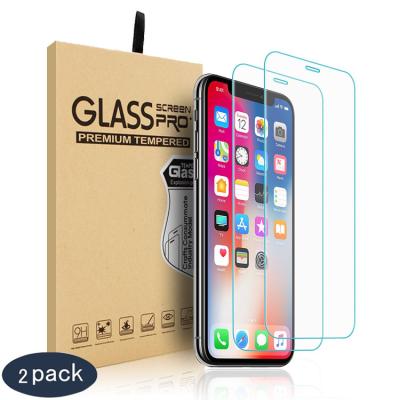 China Hot Screen Protector Amazon 3 Packs 2 Packs 9H Tempered Glass Screen Protector For iPhone 13 12 11 Pro X/XS Max XR Max 8 7 6 Plus for sale