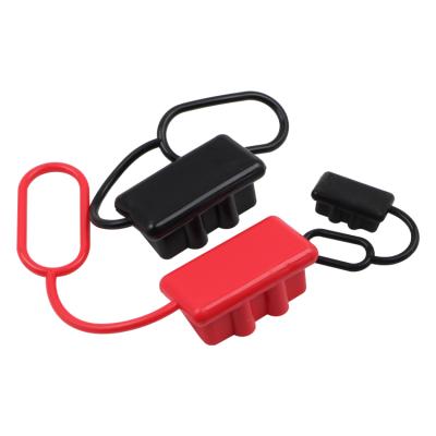 China CHENF Automotive 50A/1750A/350A Red and Black Waterproof Bipolar Power Connector Dust Cover for sale