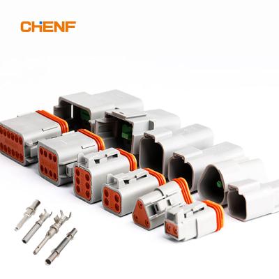 China DT04 DT06 DTM DTP Automotive DT Series German Manufacturer Auto Male Female Connector 2P 3P 4P 6P 8P 12P Set Connector for sale