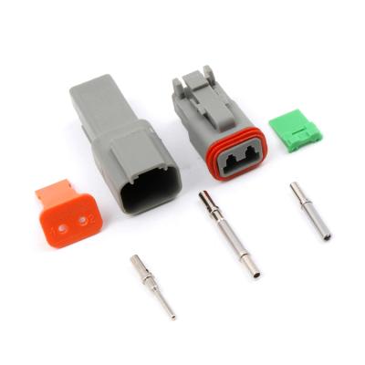 China Hot selling automotive electrical power connector plugs 2/6 pin power wire harness deutch connector for sale