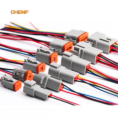 China 2/4/6/8/12 Pin Series German Power Connector CHENF Power Wire Harness Auto Electrical Connectors for sale