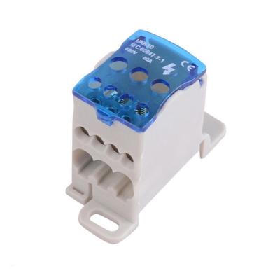 China Wire Connecting CHENF Distribution Terminal Block UKK-80 85A 690V PA Nylon Brass Connector Single Pole Junction Box for sale