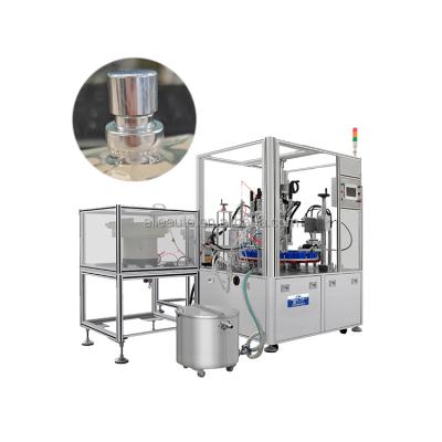 China China Chemical High Speed ​​Automatic Perfume Labeling Machine Filling Crimping Collaring Production Line for sale