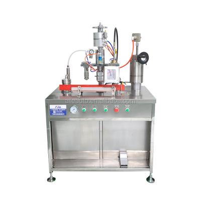 China Work Efficiently in Stock Air Freshener Aerosol Filling Machine 3 in 1 Gas Jet for sale