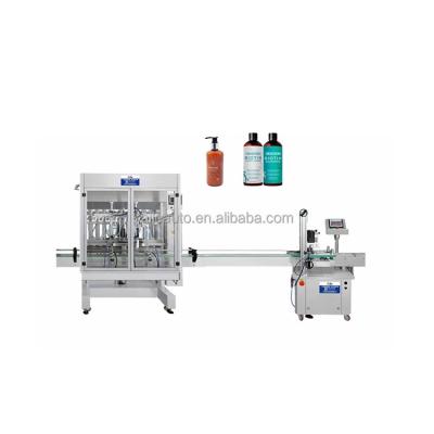 China Work Efficiently Free Spare Parts Automatic Shampoo Filling Capping Machine Production Line for sale