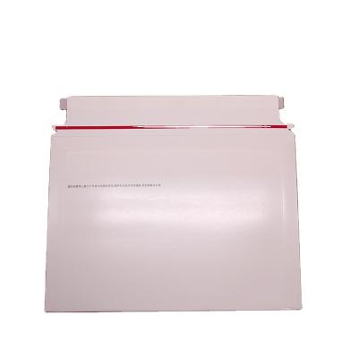 China Business& Custom Printed Rigid Hard Flat Paper Envelopes Custom Printed Logo Cardboard A4 A5 Photo Mailing Documents Mailing Ba for sale