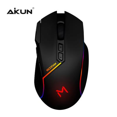 China 5000DPI Rechargeable Wireless Programmable Mouse, PAW3335DB 8 Game GX39WR 2.4Ghz RGB Gaming Macro Keys for sale