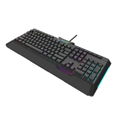 China Anti-ghosting GX900FM RGB Mechanical Gaming Keyboard Blue Switches, Waterproof, DIY Macro Replaceable Key, RGB Backlit for sale